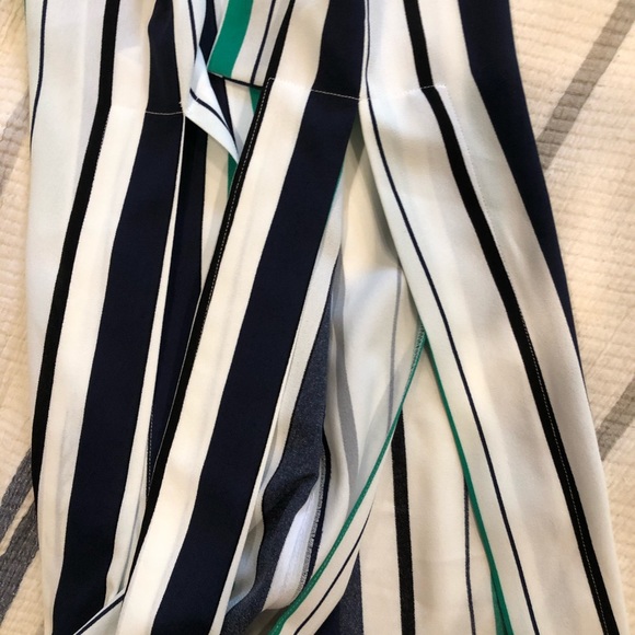 BRAND NEW Halogen Long Striped Tie Waist Jacket - Picture 5 of 7